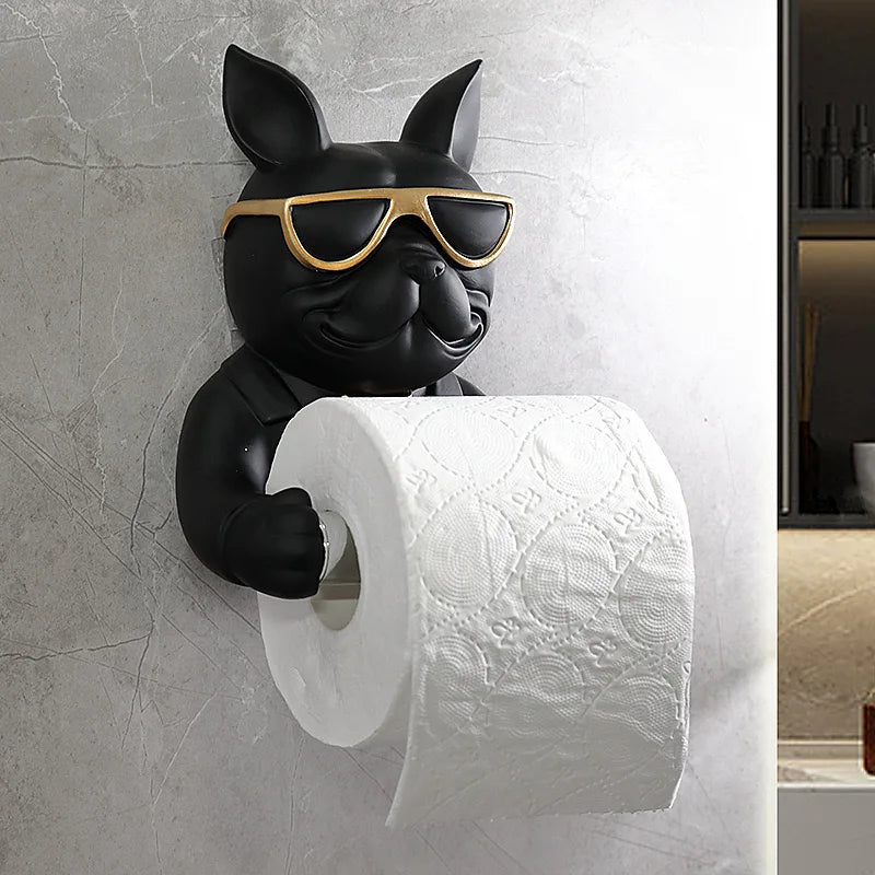 Wall Mounted Toilet Paper Holder Creative Tissue Holder Mobile Phone Bathroom Paper Roll Rack Wall Mount Bathroom Product