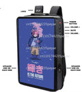 Display backpack, LCD screen backpack, advertising backpack, dynamic schoolbag 21.5 inches