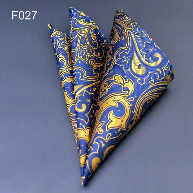 41 Colors Men's Handkerchief Plaid Dot Paisley Hankies Hanky Business Pocket Square Chest Towel 25*25CM