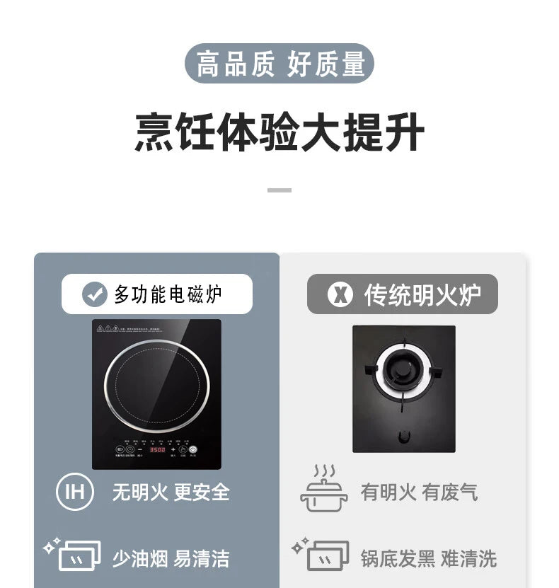 Embedded induction cooker single stove inlaid fire concealed electromagnetic stove  induction cooktop