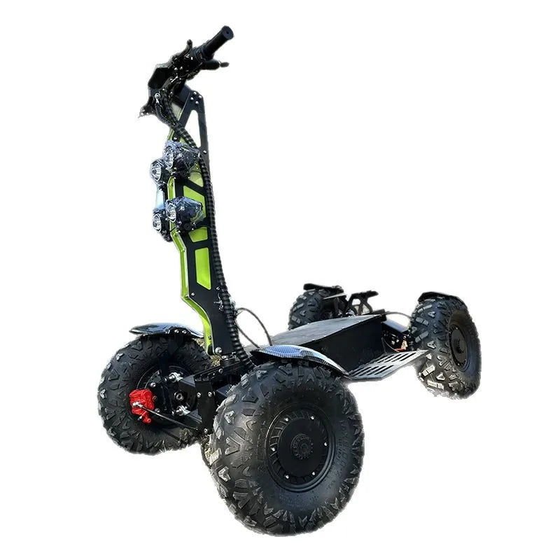 Four-wheel all-terrain off-road electric scooter four-wheel drive high-speed high-power big scooter foldable