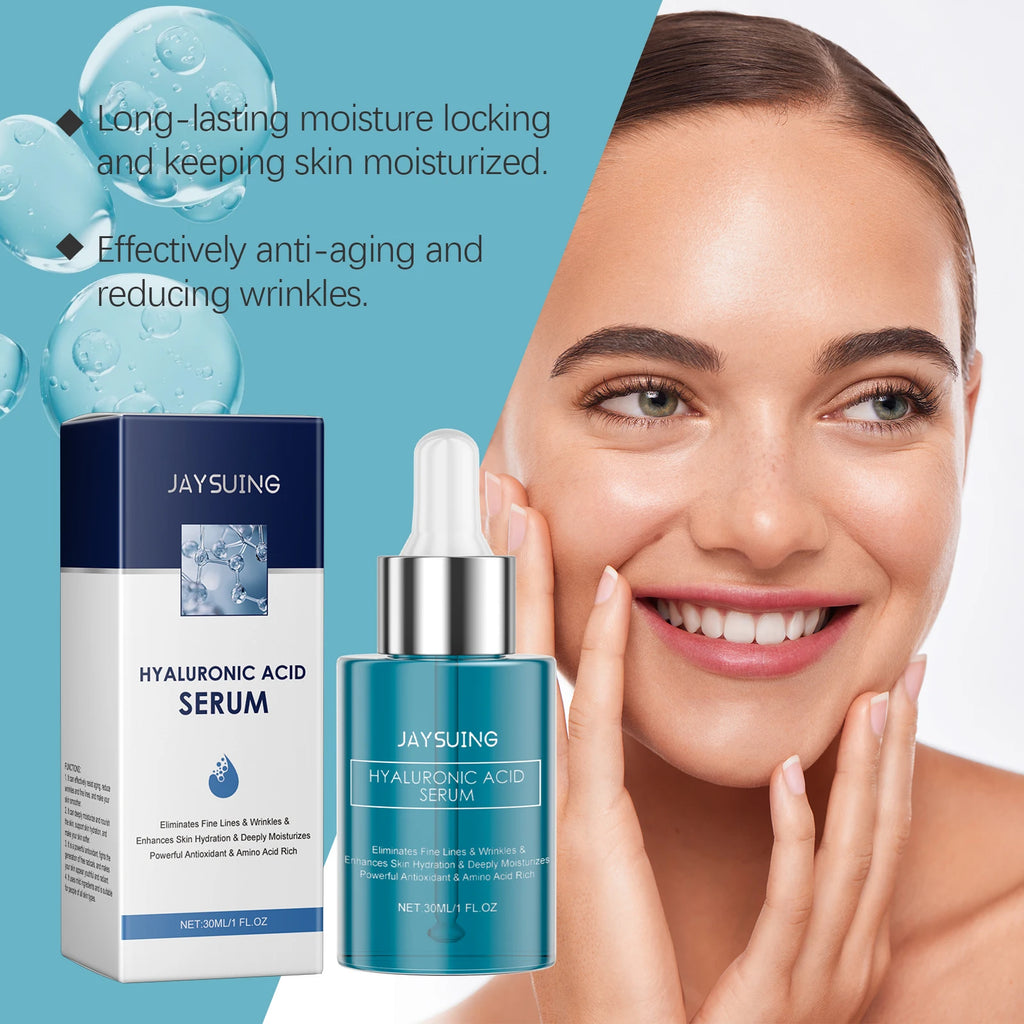 Hyaluronic Acid Antioxidant Facial Essence Smooth Nourish Skin Reduce Fine Lines Repair Cell Barriers Mild Moisturizing Serum
