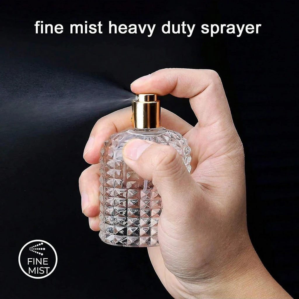 Cologne Travel Bottle, Empty Refillable Glass Perfume Atomizer with Spray Nozzle, Mini Size Perfume Refill Bottle, 1pcs 30ml