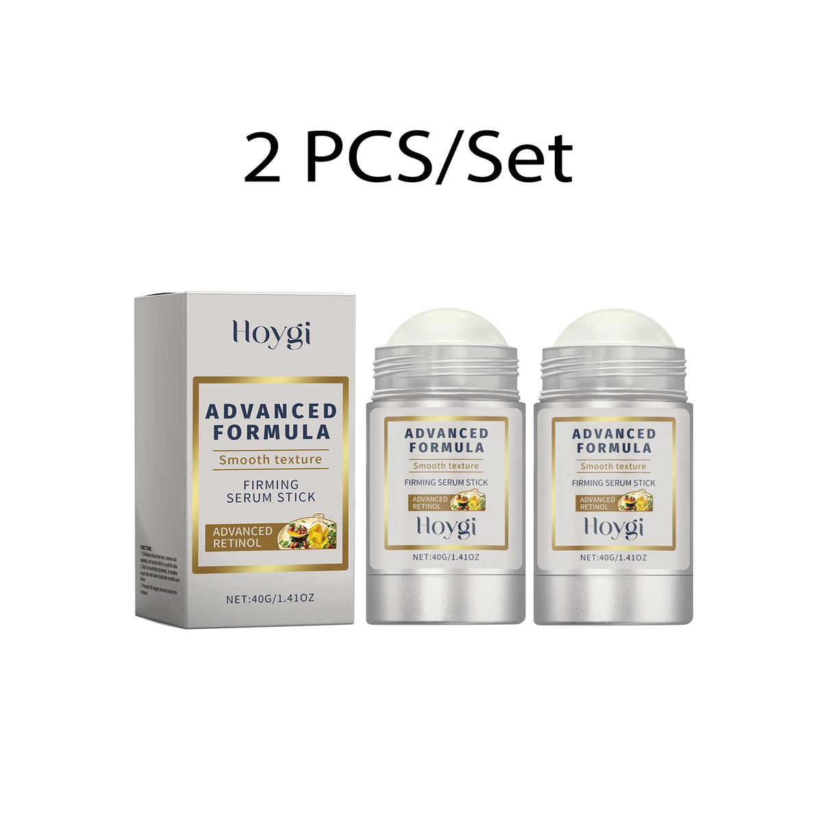 Retinol Facial Firming Serum Stick 40g Hyaluronic Acid Niacinamide  Wrinkle Balm for Fine Lines Deep Hydration Skin Care