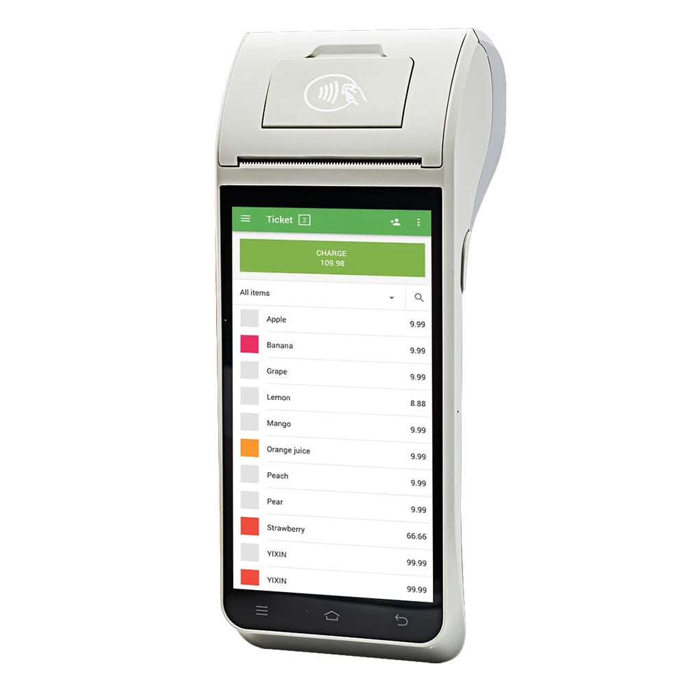 Android 14/13/11 Handheld Terminal POS Printer Portable 58mm Thermal Receipt Printer 4G NFC Ticket Bill POS PDA Impressora