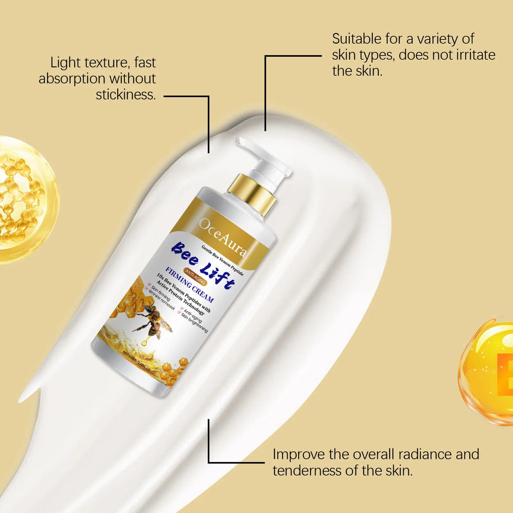 Collagen Anti-Aging Body Cream Bee Venom Wrinkle Removal Nourish Tighten Lift Reducing Fine Line Smooth Moisturizing Body Lotion