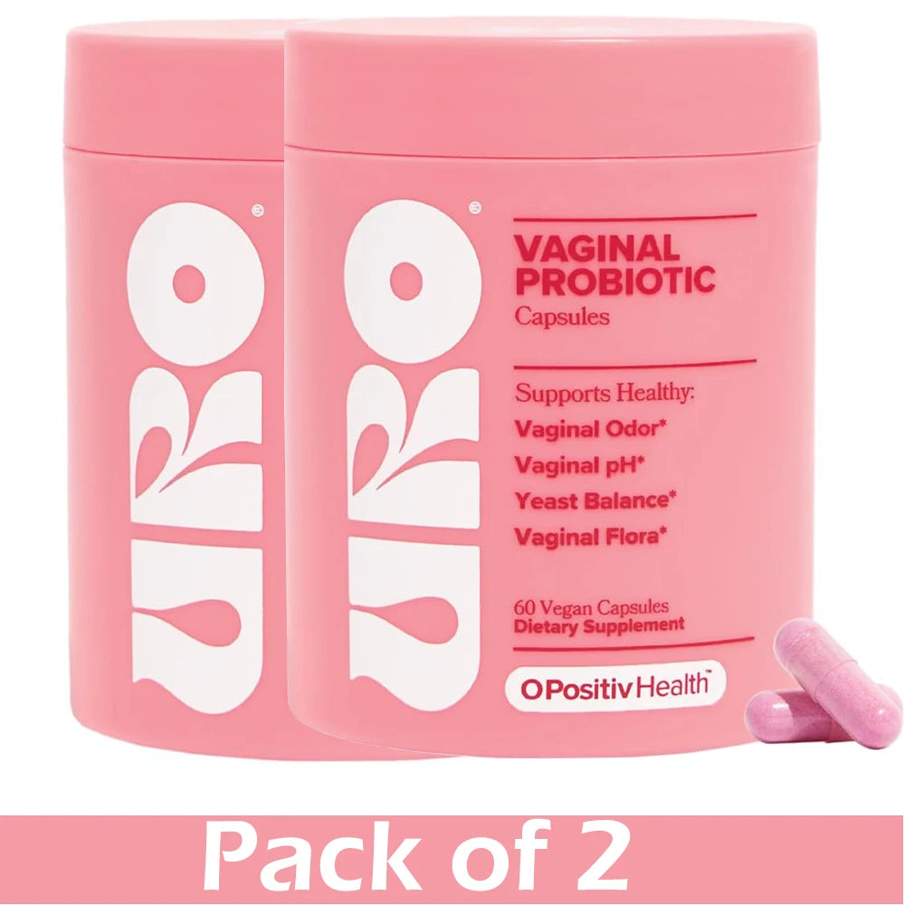 O Positiv Vaginal Probiotics for Women pH Balance, Vaginal Odor & Flora - Vaginal Healthy Supplement - 60 Vegan Capsules