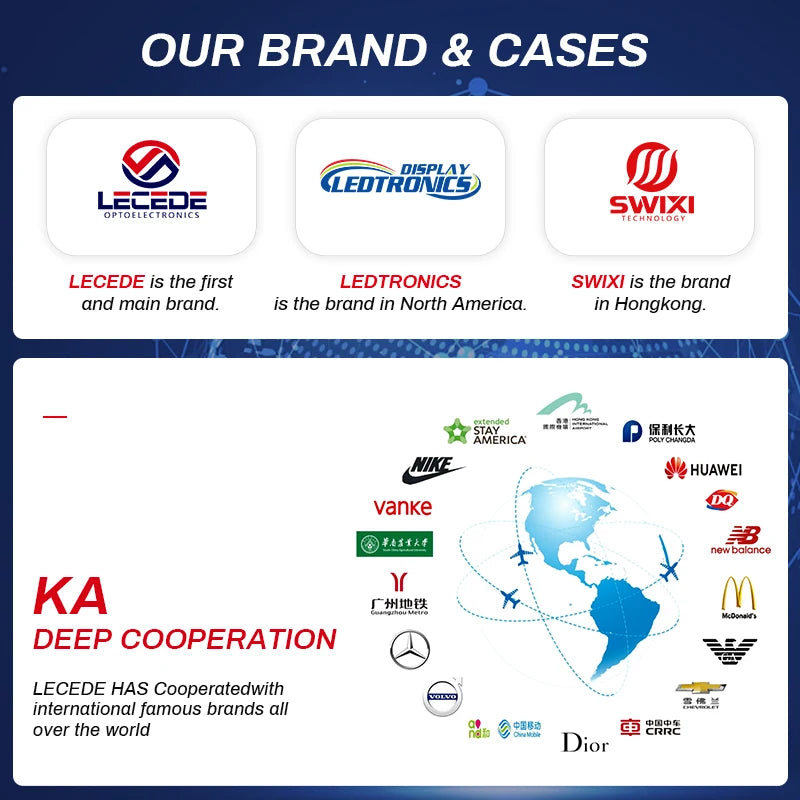 Lecede P2.6 P3.91 P4.8 Movable Indoor Outdoor Stage Background LED Screen Display Curved Rental LED Screen Digital Poster ODMHig