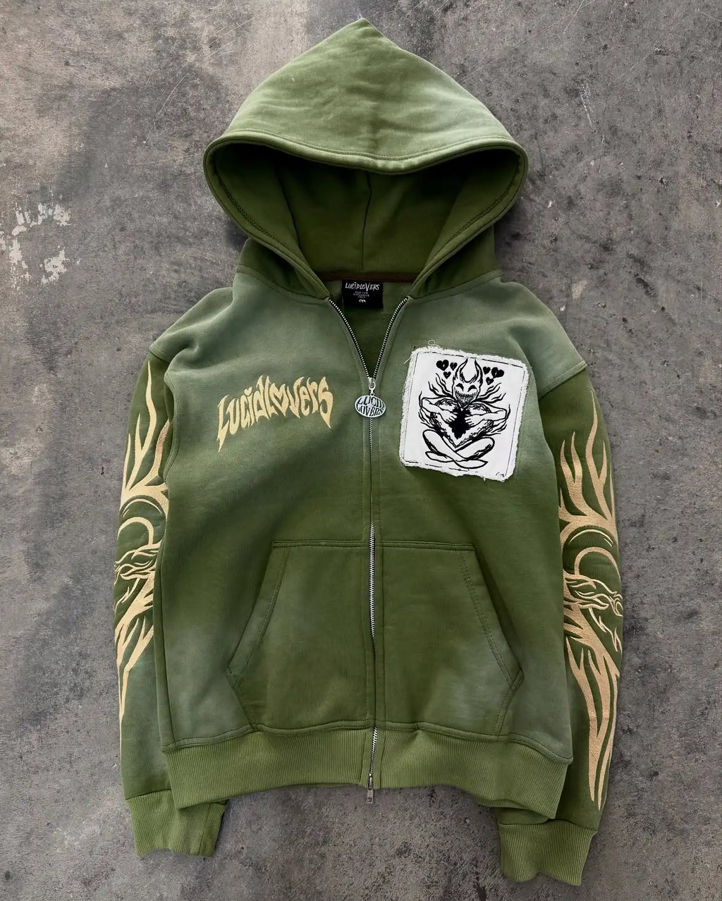 2026 American Fashion Trend Fur Collar Zipper Hoodie Men Street Hip Hop Retro Loose Sweatshirt Unisex Fleece Padded Warm Hoodie