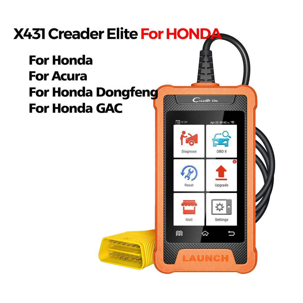 LAUNCH X431 Creader Elite Car Diagnostic Tools Professional Full System TPMS 31+ reset Function Online Coding OBD2 Scanner