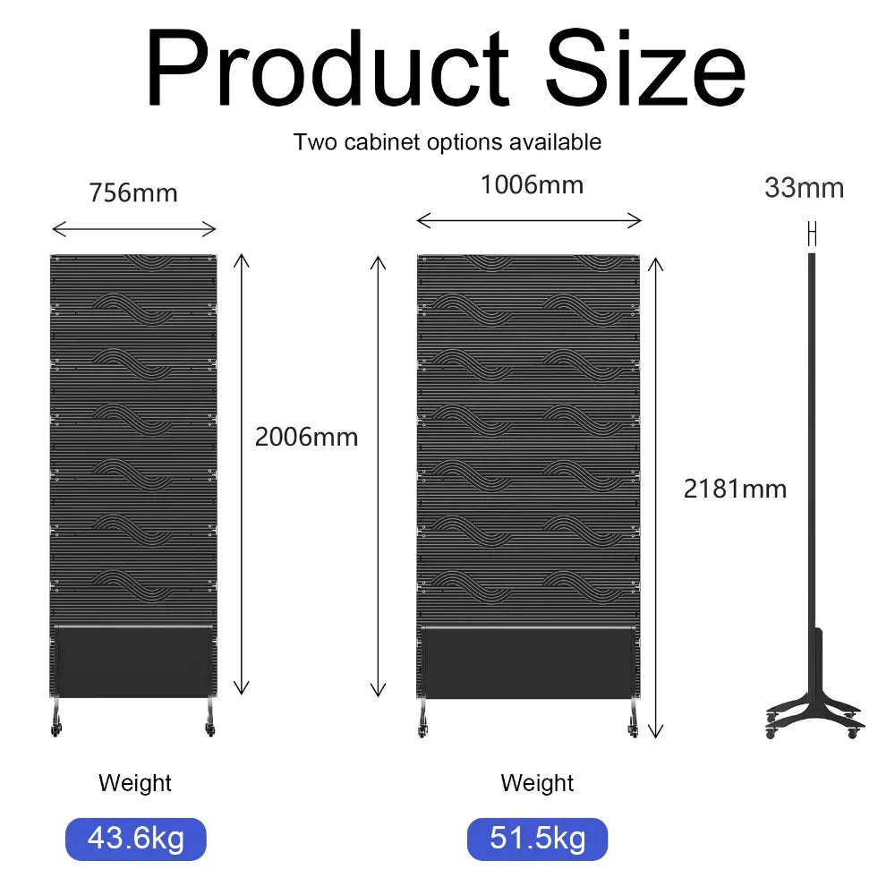 ZDHQ ultra-thin full-view indoor digital advertising LED display with 1-year warranty, suitable for retail mall promotions