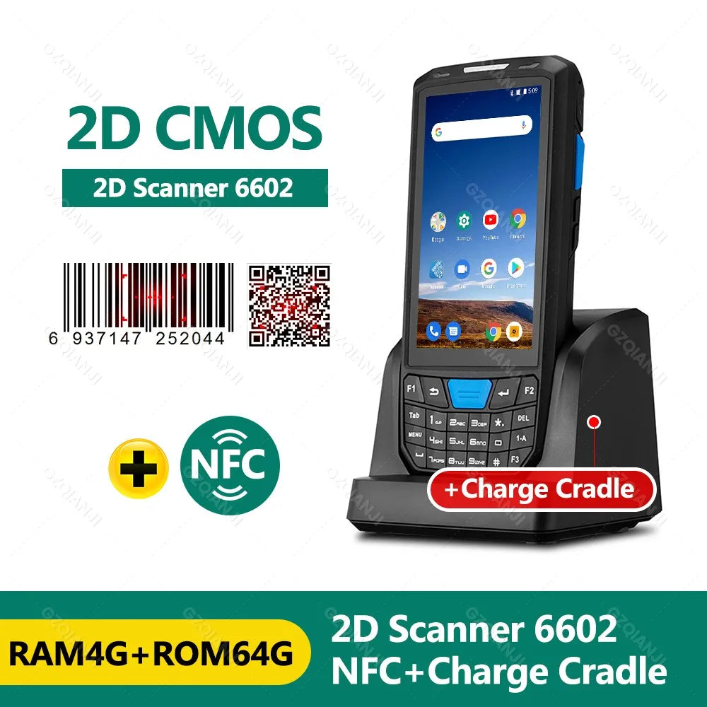 Android 13 PDA Rugged Handheld Terminal PDA Data Collector Honeywell 1D 2D QR Barcode Scanner Inventory Wireless 4G GPS POS PDA