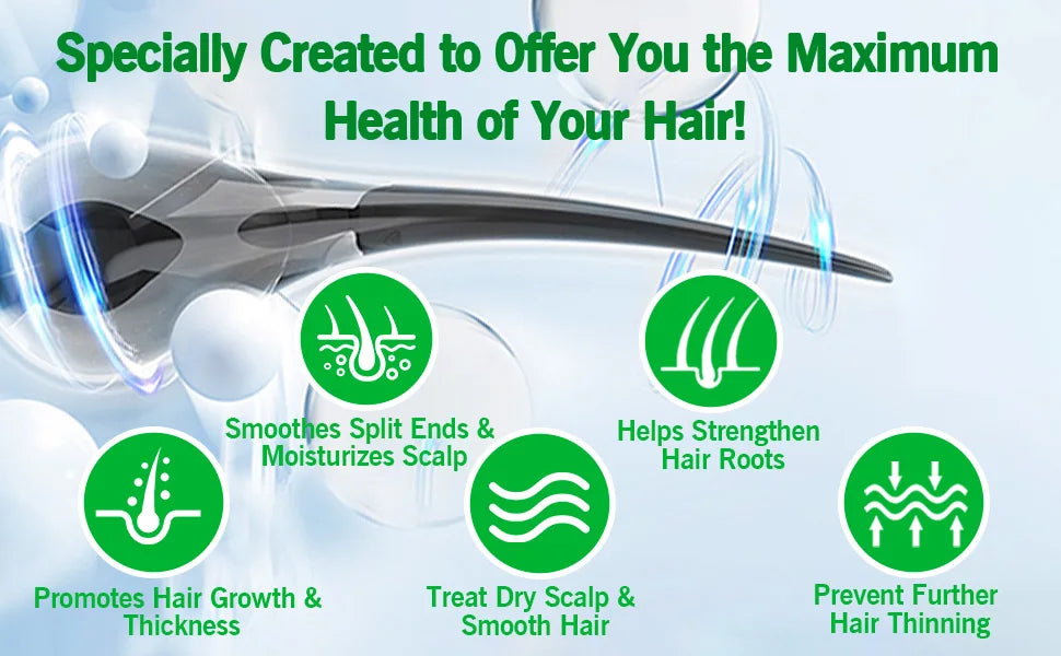 Goiple Rice Water and Rosemary Spray for Strengthening Hair Essential Oils Infused with Biotin Scalp Treatment Mist for  Damaged
