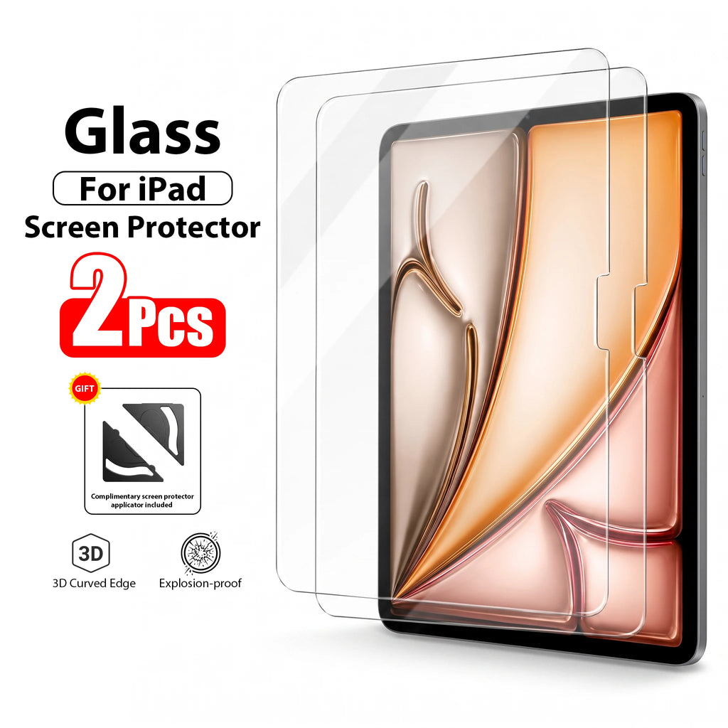 tempered glass for ipad air 11 m4 m3 m2 5 4 pro 13 m5 12.9 screen protector 11th a16 10 9 9th 10th gen mini 7 6 Protective Film