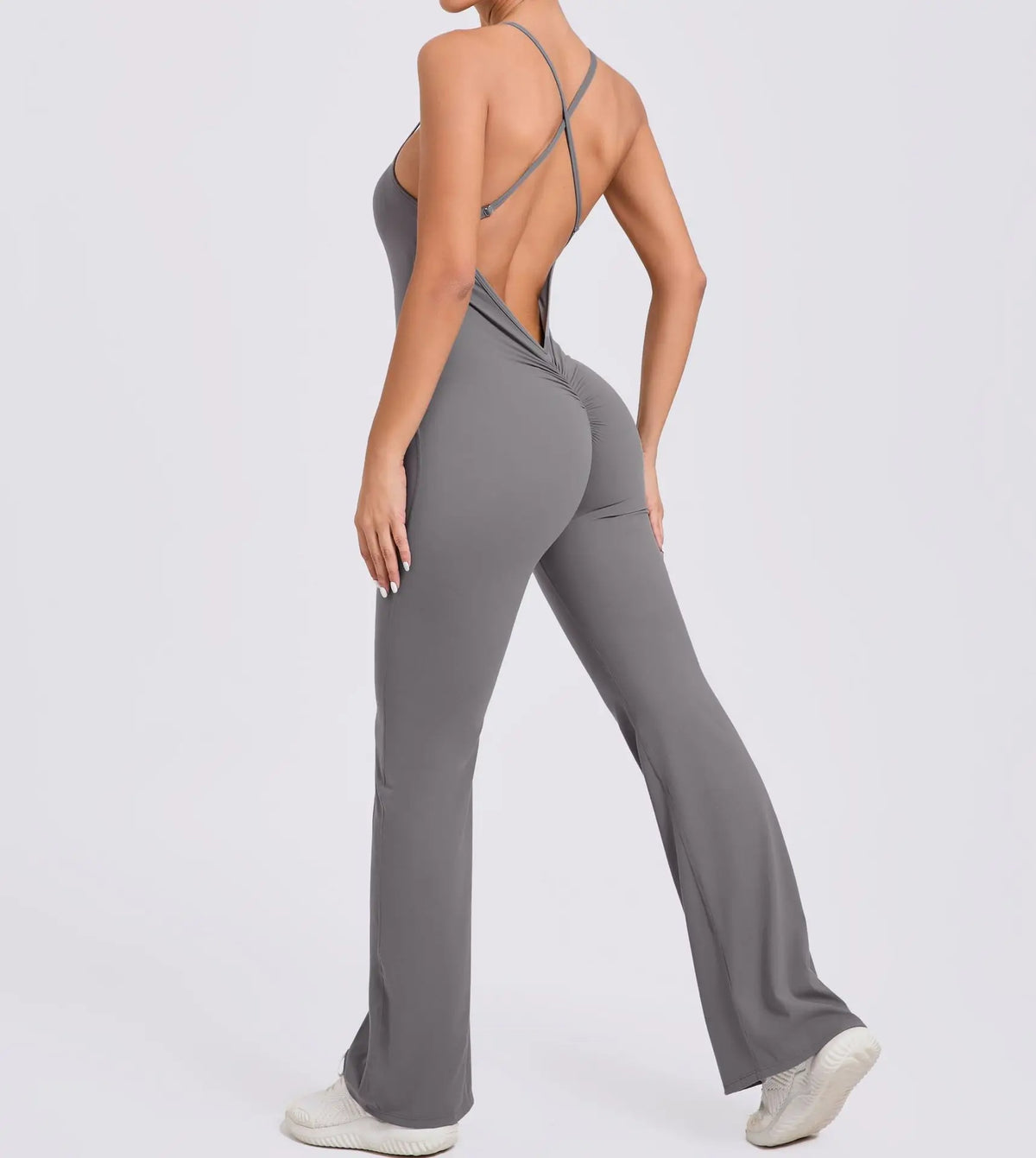 Female Sexy Back V Gym Set Woman Training Yoga Suit Wide Leg Sportswear Woman Sports Suit Clothes Fitness Elastic Training Suits