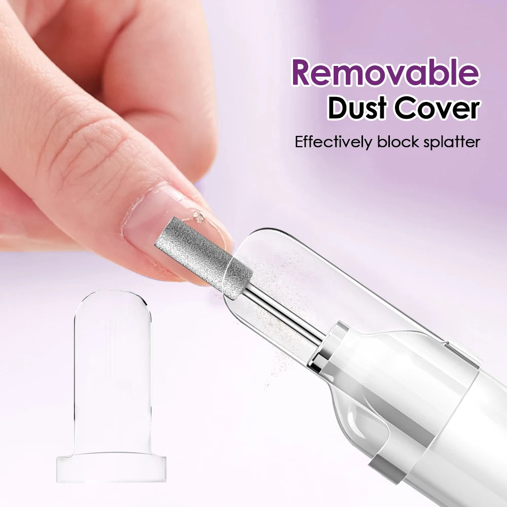 New 45000RPM Professional Electric Nail Drill Machine Low Noise Rechargeable Nail File Nails Accessories Gel Nail Polish Sander