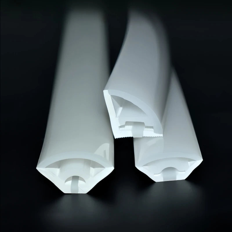 V-Shaped LED Neon Rope Lamp Flexible Silicone Tube Diffuser Channel DC12V Waterproof Cabinet Stair Corner Decor Neon Strip Light