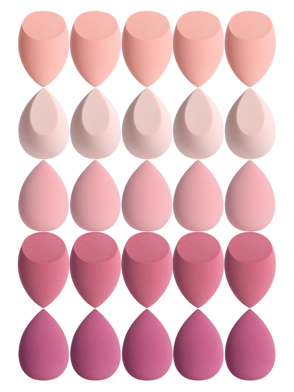 25 Beauty Eggs (Makeup Sponges), Foundation Makeup Mixed Beauty Sponges, Flawless Application for Liquid, Cream and Powder, Multi-Color Makeup