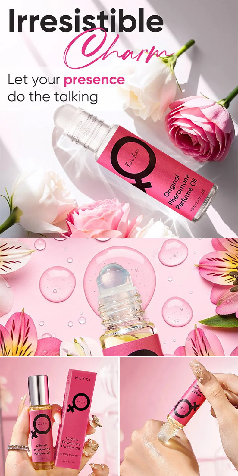 2pcs Ball Perfume, Festive Gift, Convenient to Carry, Party Fragrance, Delicate Aroma, Suitable for Work, Parties and Dates, Bi