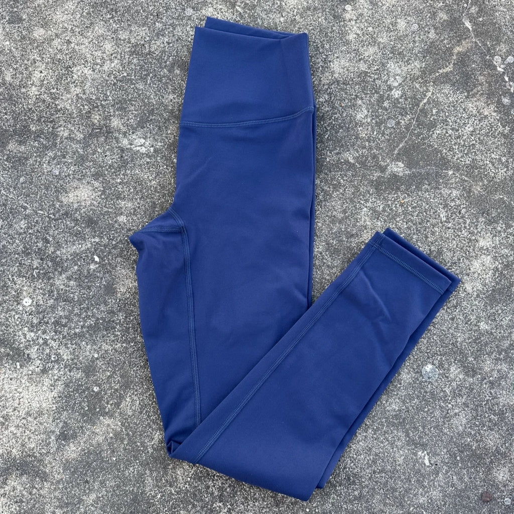 Solid Color Soft High Waist Yoga Legging Athletic Women Sport Pant Tight Butter Gym Fitness Workout Wear Training Compressible
