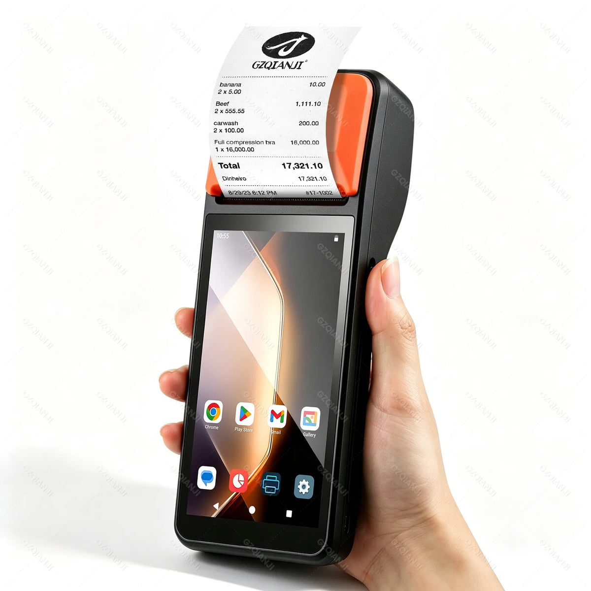 Android 13 Handheld Terminal POS PDA Printer All in one Portable 58mm Thermal Receipt Printer 4G Bluetooth Ticket Bill POS PDA
