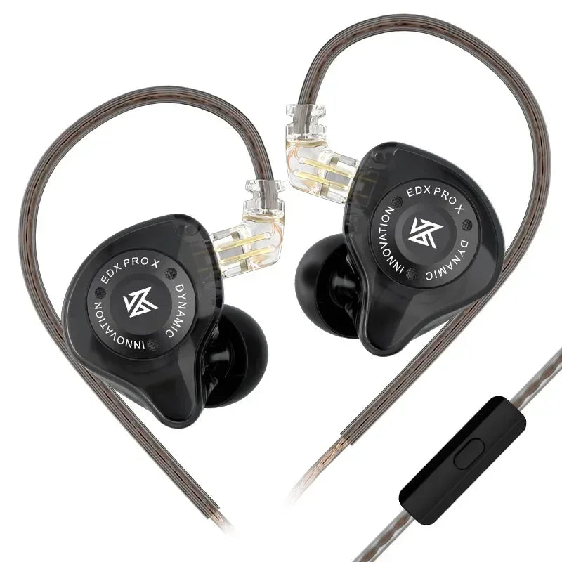KZ EDX PRO X Dynamic Drive Earphone HIFI Bass Earbud DJ Sport Music Cancelling Headsets 2PIN Cable KZ ZSTX ZSN PRO X EDC EDA ZVX