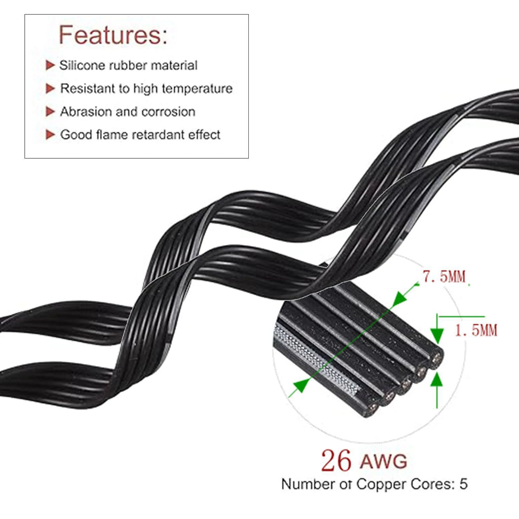 20CM 30CM 10CM 5CM USB 2.0 Type-C Flat Cable Extension FPC Cable USB 2.0 USB-C 90° Up/Down Angled Plug 5CM-1M