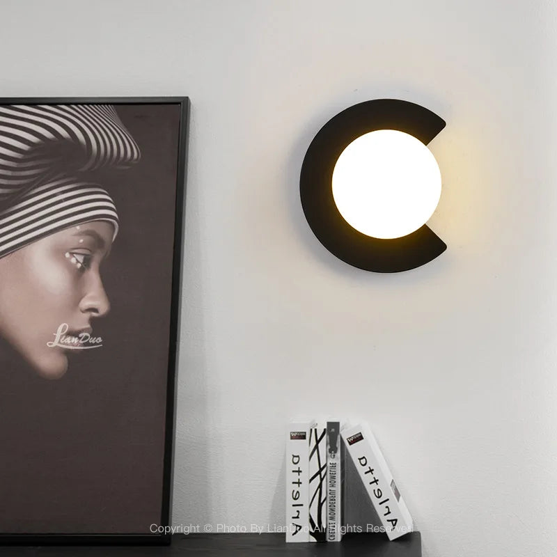 Bedside Wall Lamp for Bedroom Stairs Indoor LED Wall light Wall Sconce Home with G9 Light Bulb Living Room Gold Black Lighting