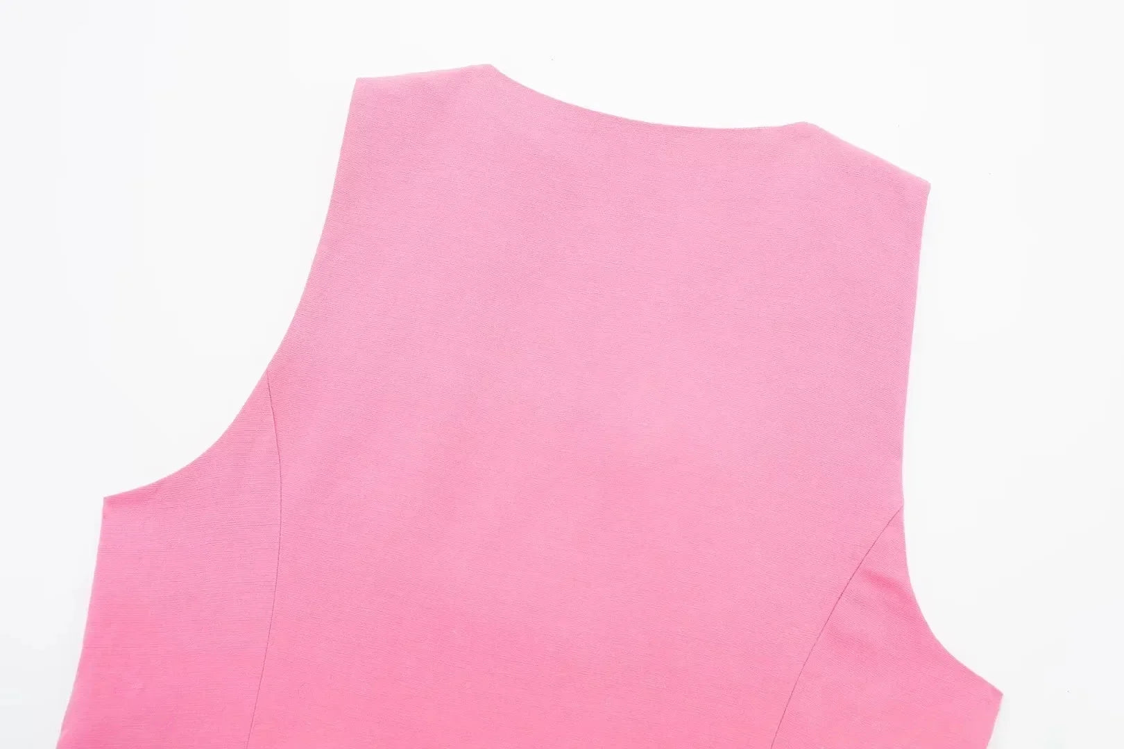 HH Women Solid Casual 2 Piece Set V Neck Single Breasted Vest Top High Waist Slim Shorts Female Casual Office Lady Daily Wear