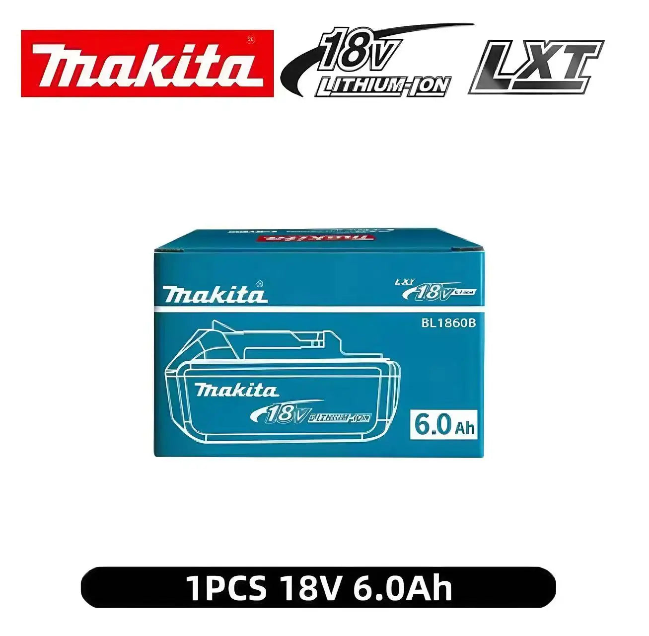 2026 Authentic Makita 9000mAh battery, hot selling 18v tools battery, replaceable DHR202 DJV182 DDF487 DTW700 DGA404 DTD173