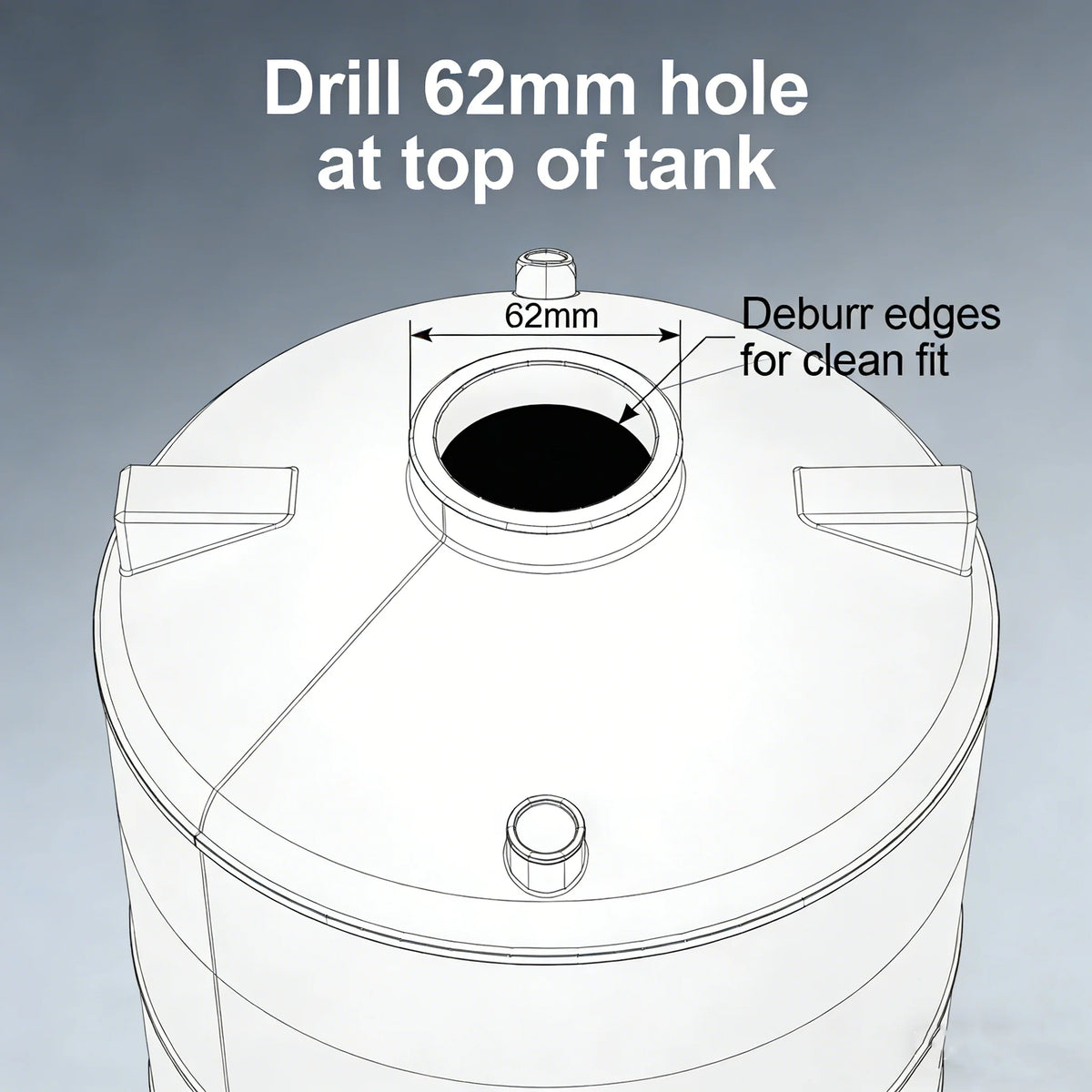 Ultrasonic Non-contact Liquid Level Sensor IP67, Rechargeable, 6-Month Battery, for Oil/Water/Fuel