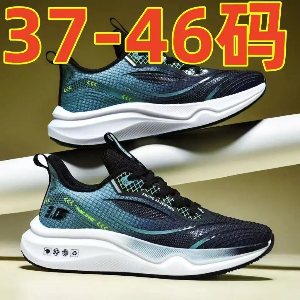 Spring new men's shoes, mesh shoes, sports shoes breathable shock-absorbing soft-soled lightweight running shoes
