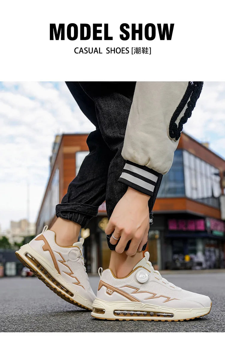 Men's Casual Sneakers, Luxury Trainer Shoes, Breathable Race Running Shoes, Fashion Loafers for Men.