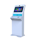 19-inch Floor-standing Vertical Self-service Touch Screen Terminal All-in-one Machine With Keyboard Tray Drawer