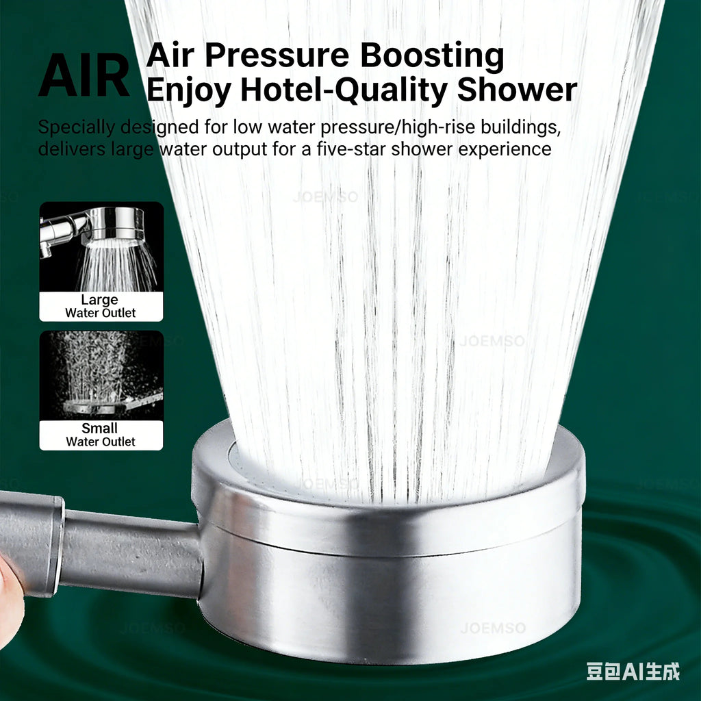 304 stainless steel shower head, handheld shower head for bathroom bathing, bathroom shower head