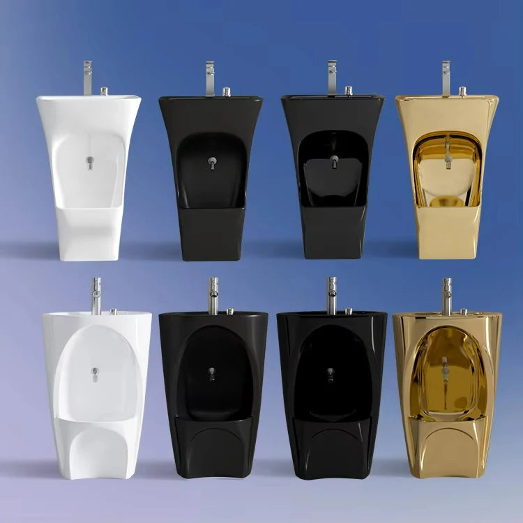 Ceramic floor-to-ceiling sink wash basin Ceramic independent base sink