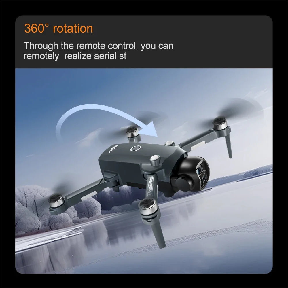 Original V988 Drone 4K HD Camera 360°Obstacle Avoidance Brushless 5G WIFI FPV GPS Quadcopter FPV RC Dron Toy with Big Screen