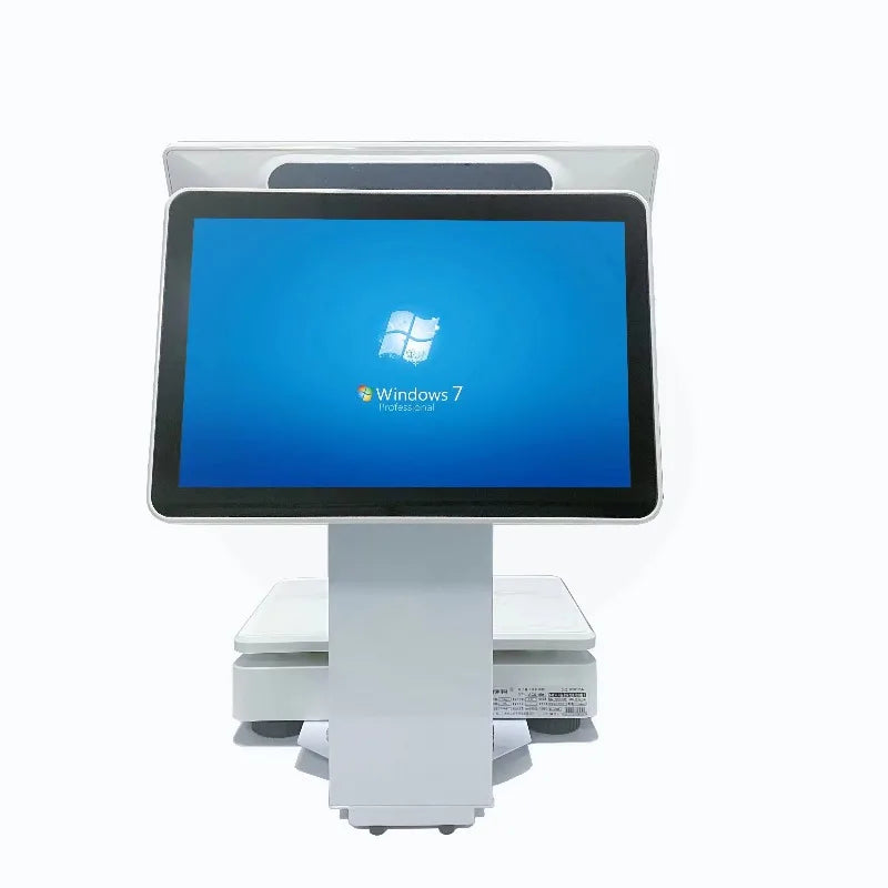 Pos Weighing Machine Pos Scale All in One Cashier With Thermal Printer 16" Touch Screen Cash Register Pc Scale for Supermarket