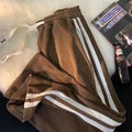 Spring Autumn Women's Corduroy Straight Leg Loose Fit Casual Pants Fashion Sporty High Street Style Drapey Long Trousers