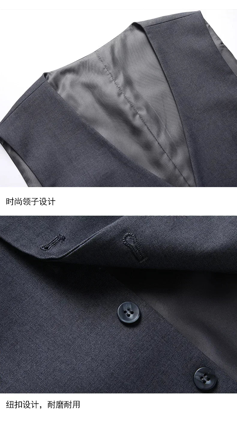 Suit Fashionable Formal Outdoor Gentleman Solid-color Men's Business Wedding Hosting Banquets Casual British Style Fitted Gentle