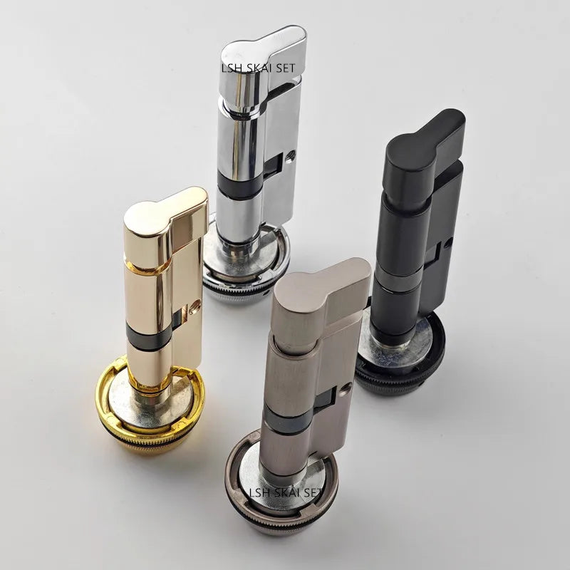 1Pc Digital Password Intelligent Keyless Lock Core Zinc Alloy Bedroom Door Lock Home Hardware Safety Anti-theft Door Accessories