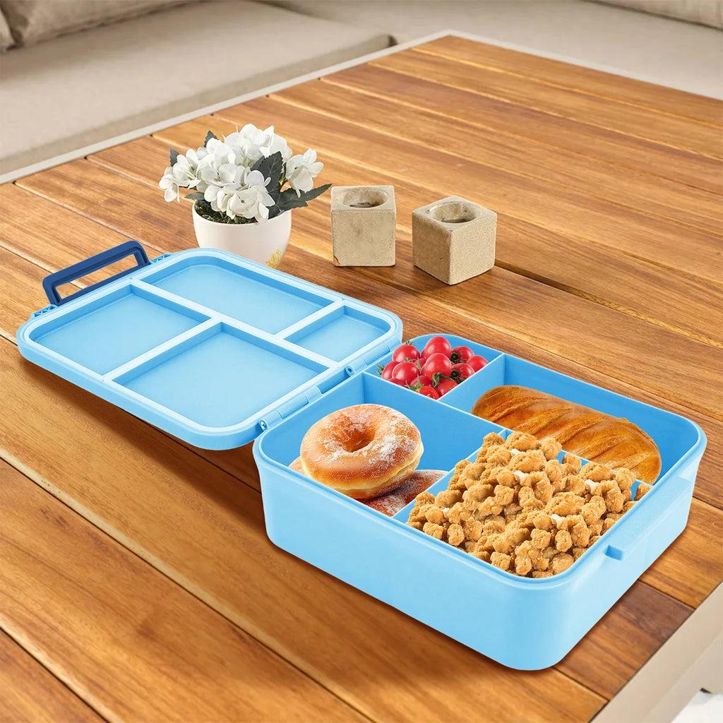 Adorable Kids Lunch Box Student Microwave Safe Travel Bento Box Food Container Portable Leak Proof Fruit Salad Bento Box 1700ml