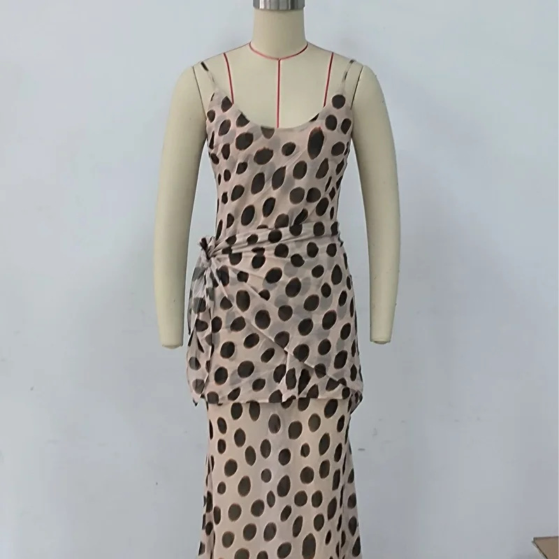 2026 Summer Animal Print Long Dress Outfit Women Backless V-neck Ruched Party Holiday Dresses Sexy Lady Bodycon Slip Dresses