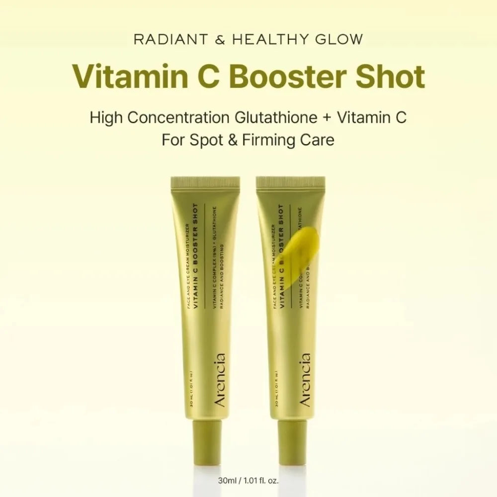 30ml Arencia Retinal Brighten Firming Boosting Moisturizer VitaminC Booster Shot Glutathione Face Eye Cream Day Night Cream Duo