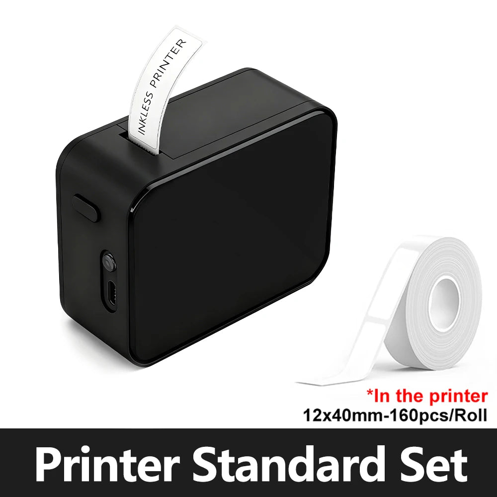 Marklife P15 Mini Label Printer Portable Thermal Printer Inkless Self-adhesive Paper Sticker Printing Machine Name Tag Labeller