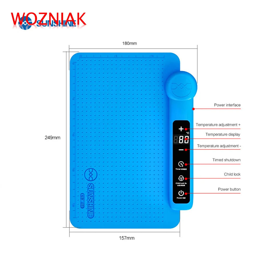 SUNSHINE LS3 SE 11Inch LCD Screen Separator 40-120℃ Heating Plate with Auto Shutdown For Phone LCD Screen Separator Repair Tool