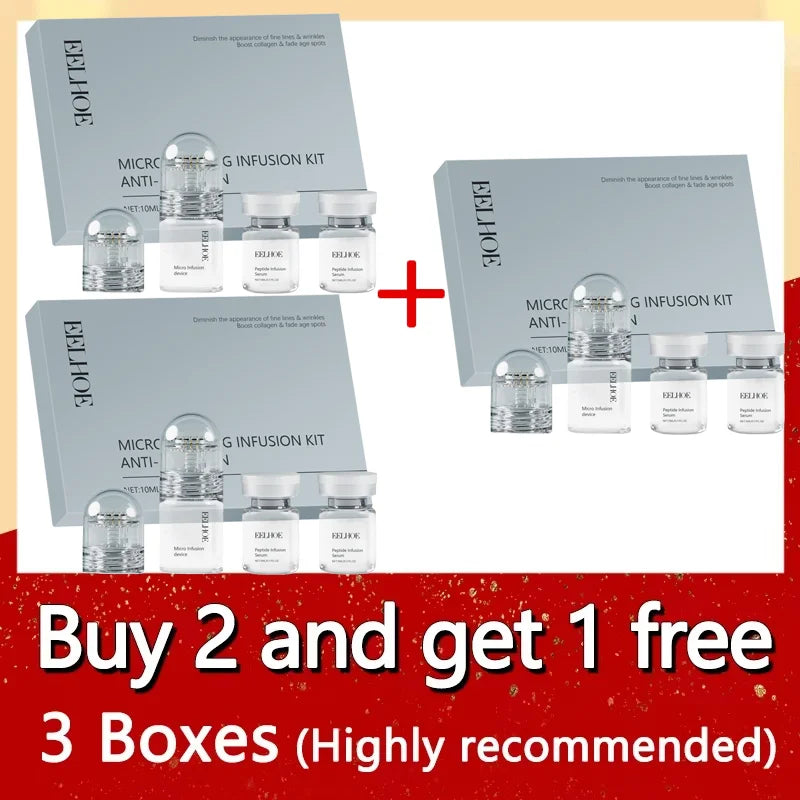 Collagen Anti-Wrinkle Essence Kit Hydrating Firming Pore-Cleaning Anti-Aging Facial Serum Set.