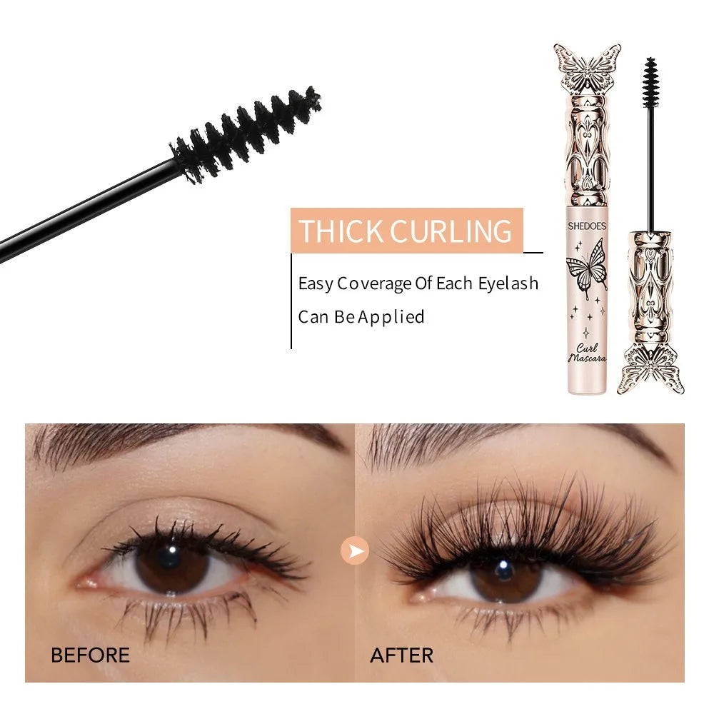 Colorful Lash Mascara Thin Precision Brush Lengthen Curly Volumize Waterproof Smudge Proof Long Lasting Eye Makeup Cosmetics