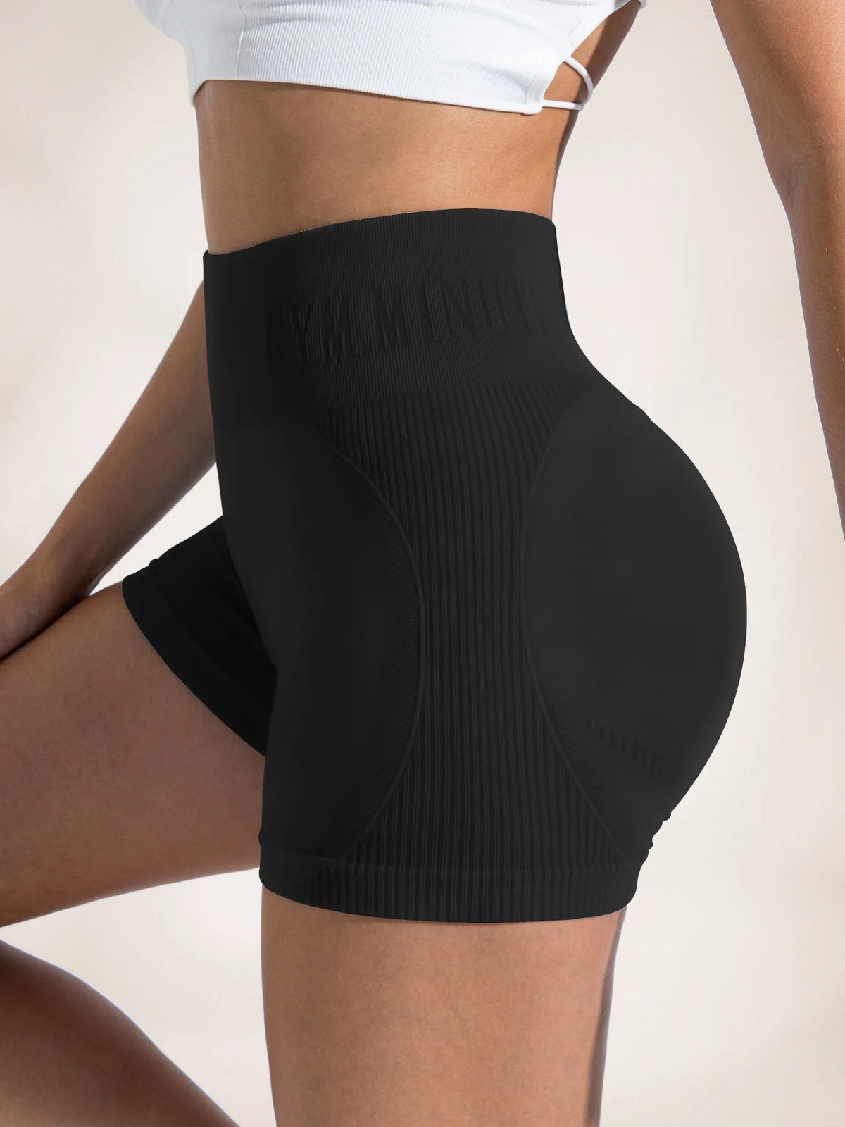 Women Sand Wash High Waist Tummy Control Butt Lifting High Stretch Slim Yoga Shorts Wear Outside Run Gym Workout  Sports Pants
