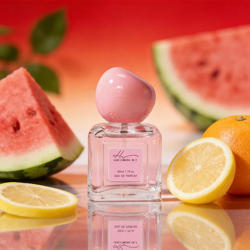 Hope Christine Watermelon Perfume Eau De Parfum for Women 50ML Long-Lasting Fresh Cool Scent for Summer Casual Hangouts